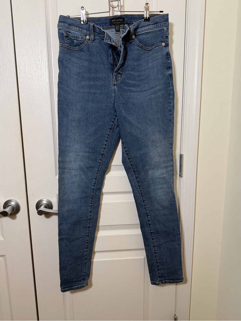 Banana Republic Women's Medium Blue High Rise Skinny Jeans